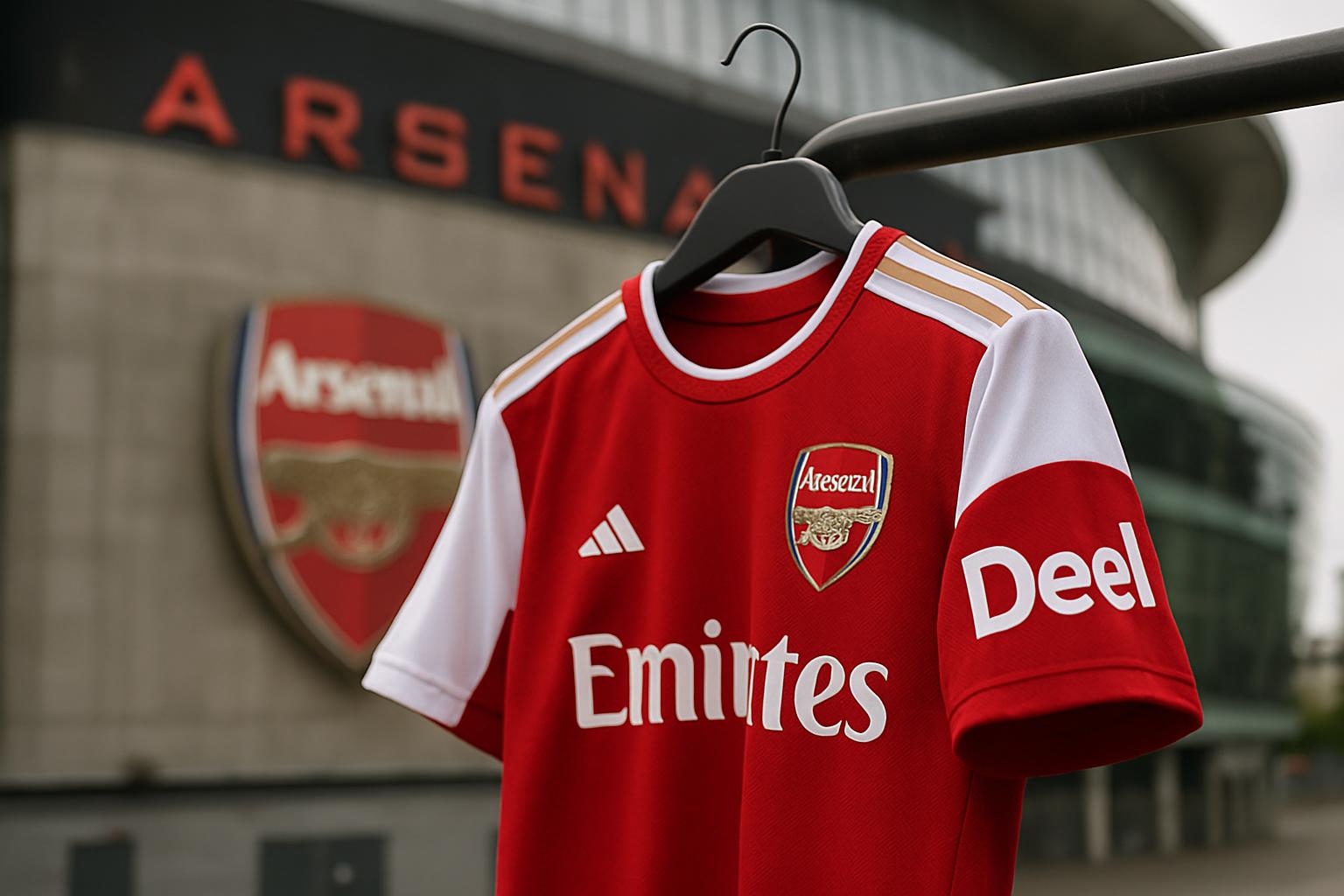 Arsenal Reveals New Sleeve Sponsorship Partnership with Deel for 2023/24 Season